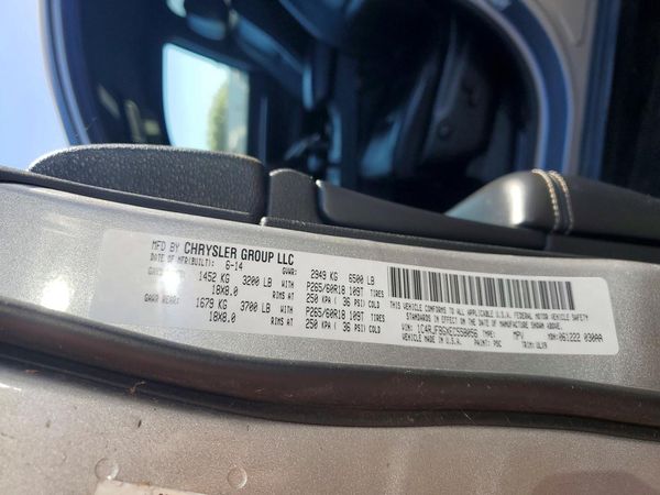 2014 JEEP CHEROKEE Limited — VINS