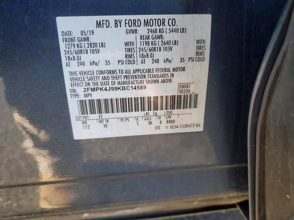 2019 FORD EDGE