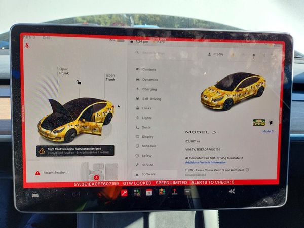 2023 TESLA MODEL 3 — ODOM