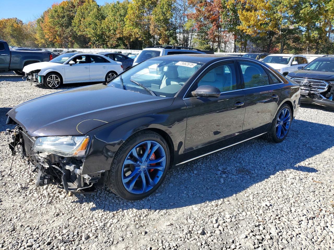 2013 AUDI A8 — Front 3/4