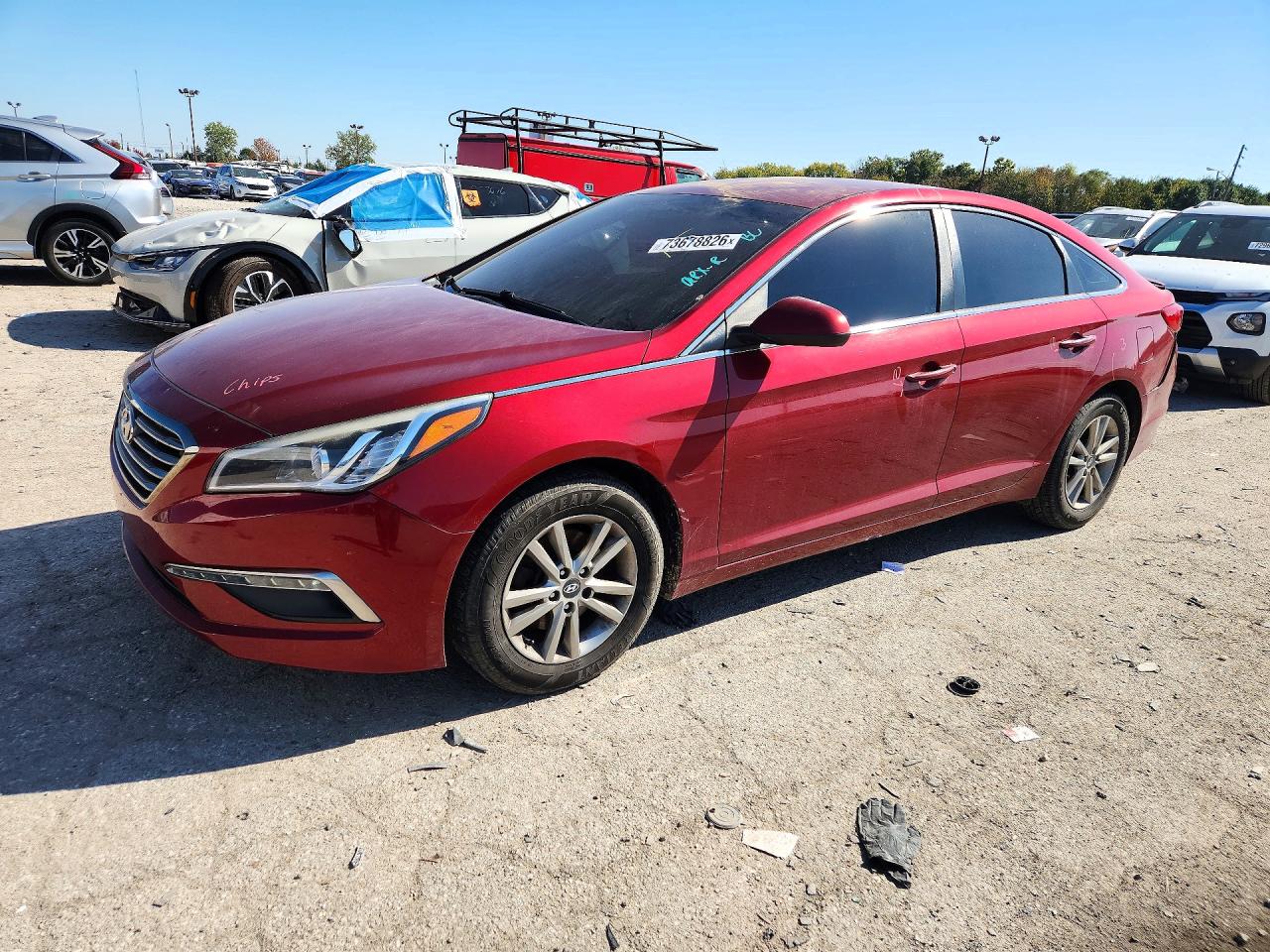 2015 HYUNDAI SONATA SE, ECO — Front 3/4