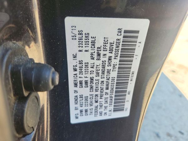 2013 ACURA TL SH-AWD TECH — VINS