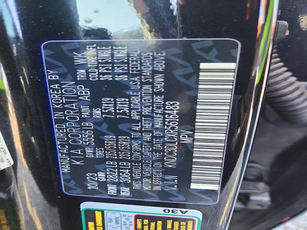 2024 KIA EV6 Light, Wind — VINS