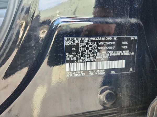 2016 TOYOTA RAV4 XLE (M Grade) — VINS