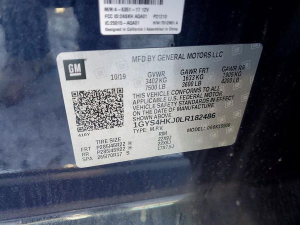 2020 CADILLAC ESCALADE