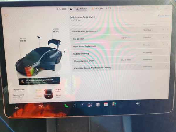 2023 TESLA MODEL 3 — ODOM