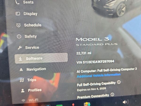 2019 TESLA MODEL 3 — ODOM