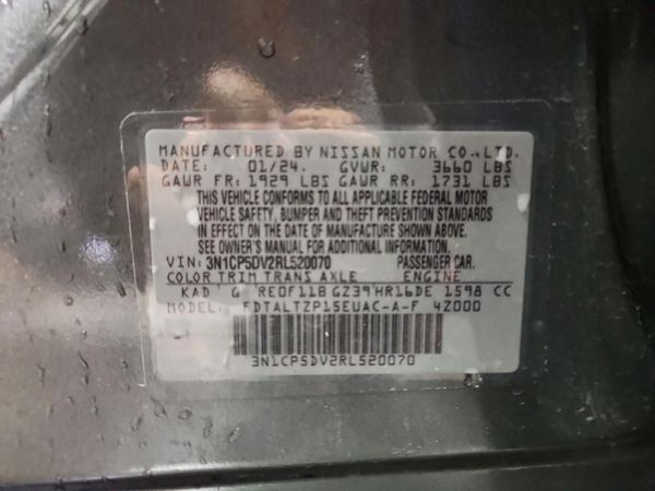 2024 NISSAN KICKS SR — VINS