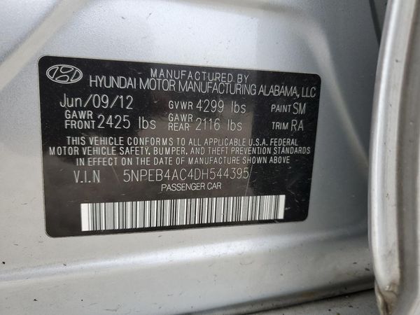 2013 HYUNDAI SONATA