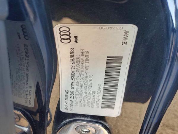 2013 AUDI A5 quattro Premium — VINS