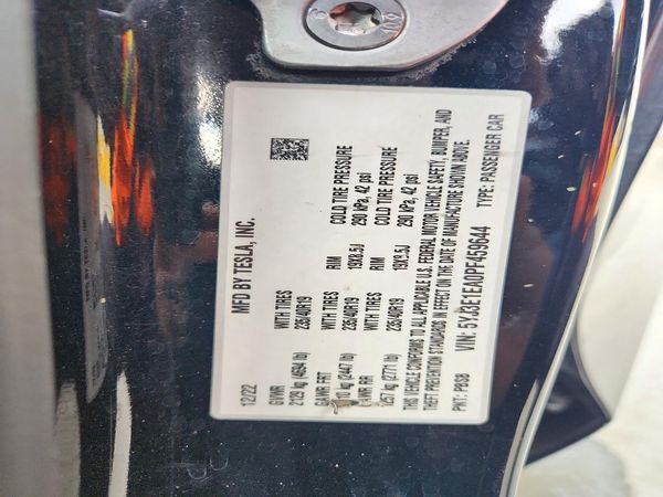 2023 TESLA MODEL 3 — VINS