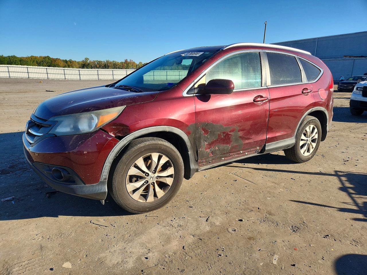 2012 HONDA CRV EX-L — Front 3/4