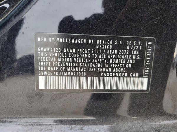 2021 VOLKSWAGEN JETTA S / SE / R-Line