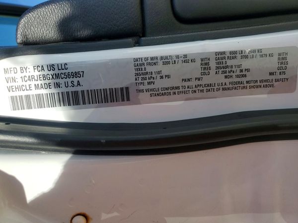 2021 JEEP GRAND CHEROKEE