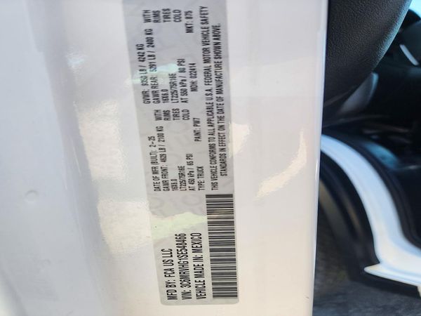 2025 RAM PROMASTER 3500 — VINS