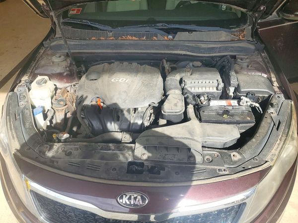 2013 KIA OPTIMA LX — Engine bay