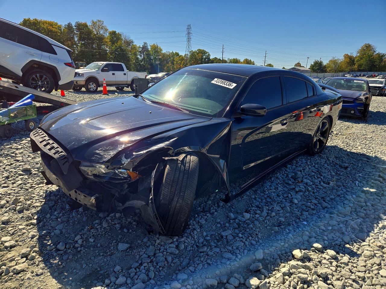 2014 DODGE CHARGER SXT — Front 3/4