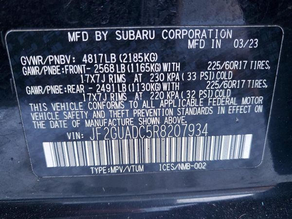 2024 SUBARU CROSSTREK Premium