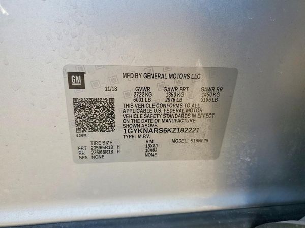 2019 CADILLAC XT5