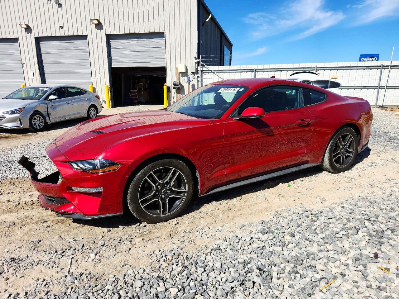 2021 FORD MUSTANG I4 Coupe — Front 3/4