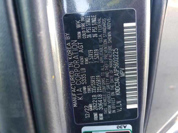 2023 KIA EV6 Light, Wind — VINS