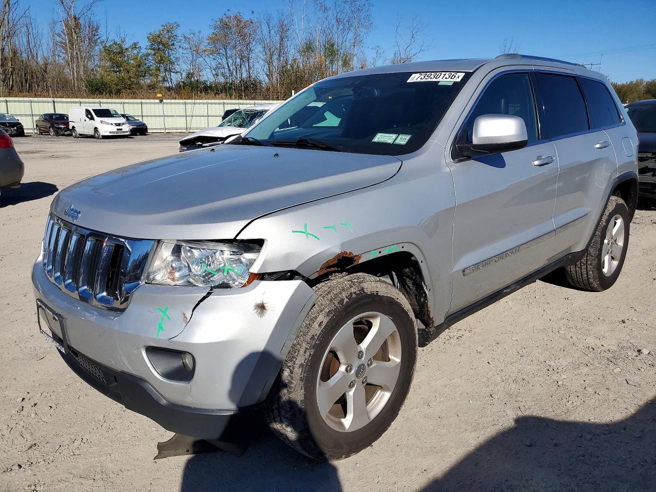 2012 JEEP CHEROKEE Laredo — Front 3/4