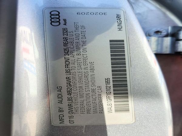 2016 AUDI S3 quattro Premium Plus — VINS