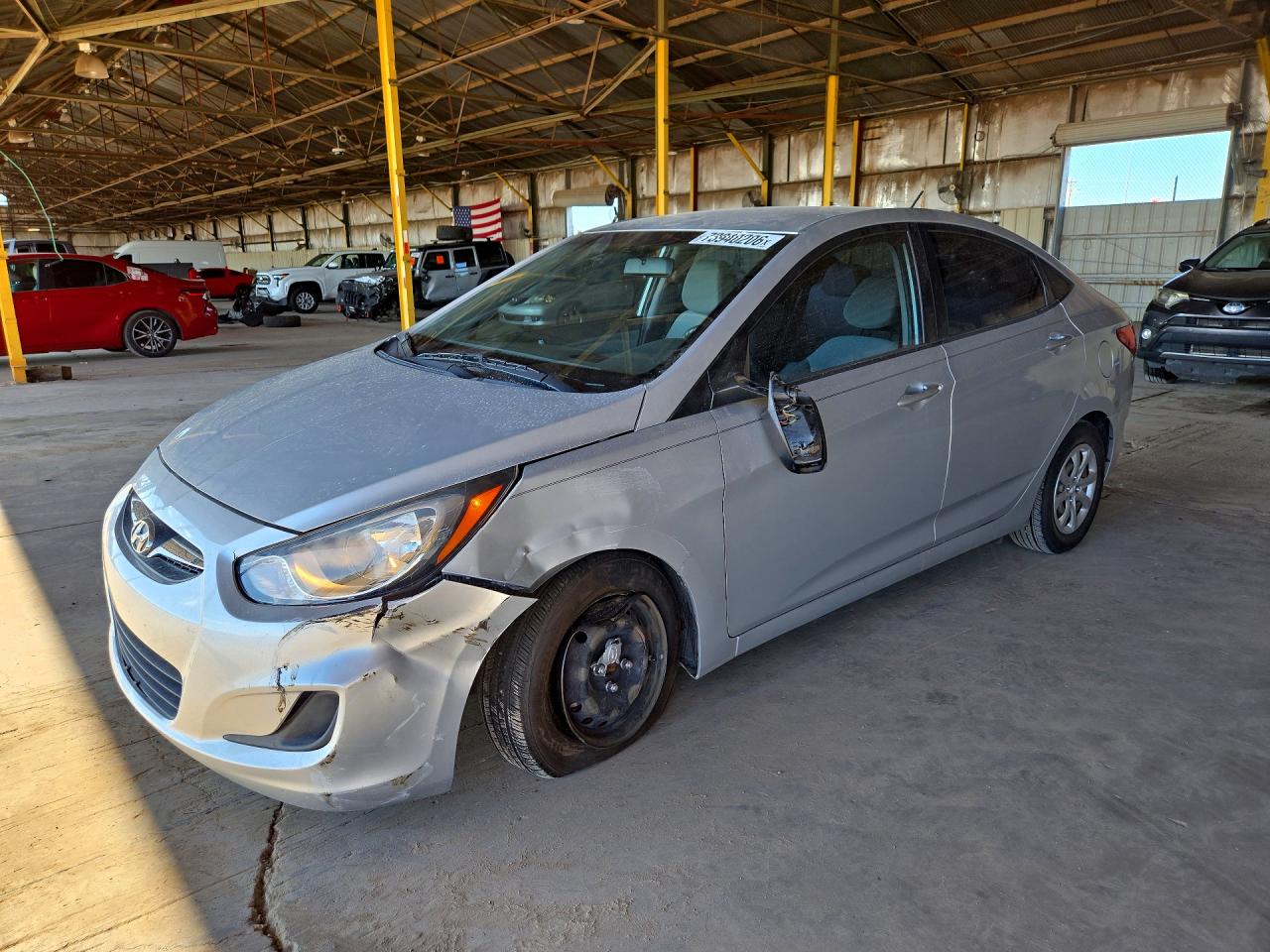 2014 HYUNDAI ACCENT 5DR GS / 4DR GLS — Front 3/4