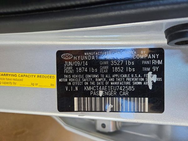 2014 HYUNDAI ACCENT 5DR GS / 4DR GLS — VINS