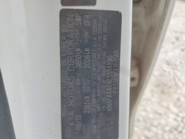 2014 KIA FORTE LX, EX
