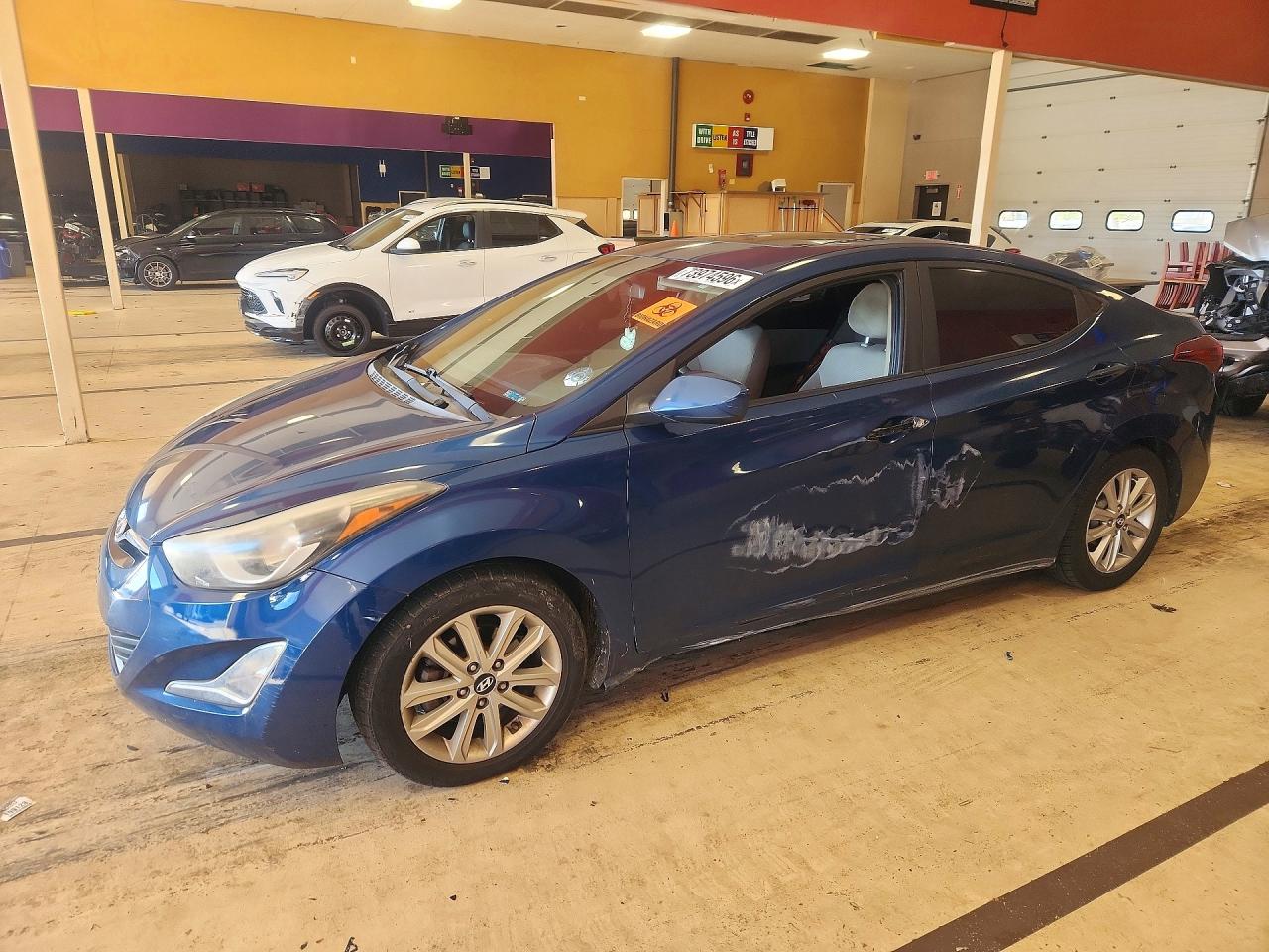2014 HYUNDAI ELANTRA GLS (Middle) — Front 3/4