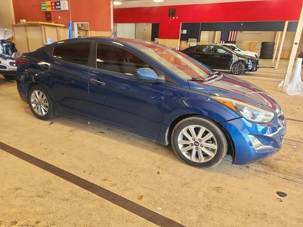2014 HYUNDAI ELANTRA GLS (Middle) — Passenger 3/4
