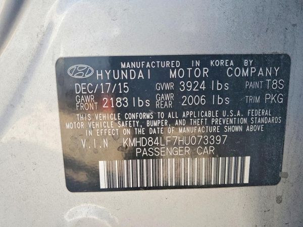 2017 HYUNDAI ELANTRA