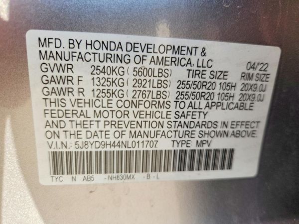2022 ACURA MDX