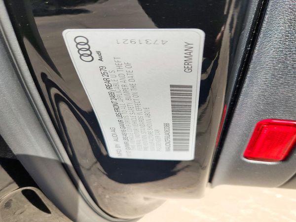 2018 AUDI A5 — VINS
