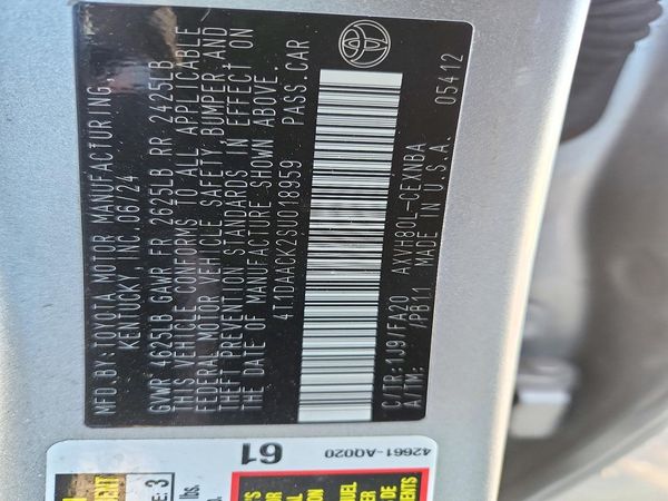 2025 TOYOTA CAMRY