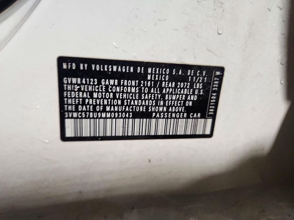 2021 VOLKSWAGEN JETTA S / SE / R-Line — VINS