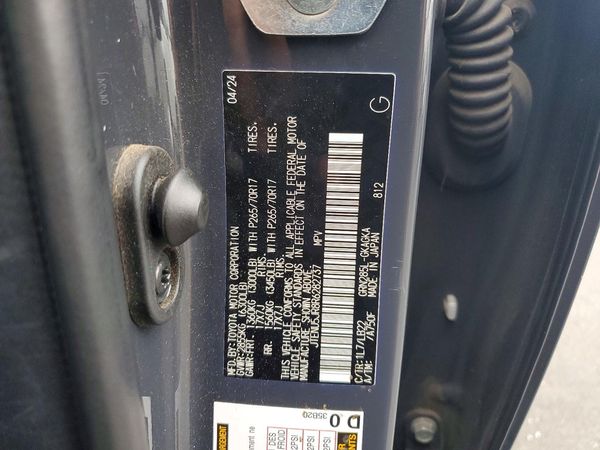 2024 TOYOTA 4RUNNER SR5 Prem — VINS