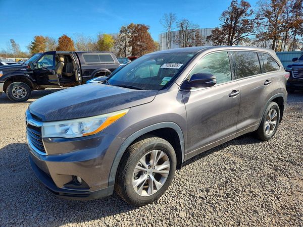 2014 TOYOTA HIGHLANDER Base/Hybrid — Front 3/4