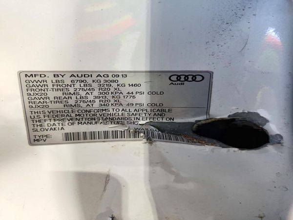 2014 AUDI Q7 Premium Plus — VINS