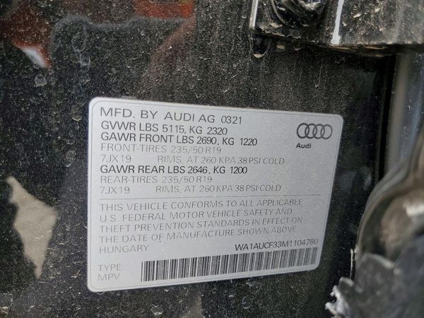 2021 AUDI Q3 quattro Premium