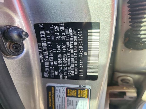 2013 KIA SORENTO Base / LX — VINS