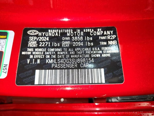 2025 HYUNDAI ELANTRA SEL Convenience — VINS