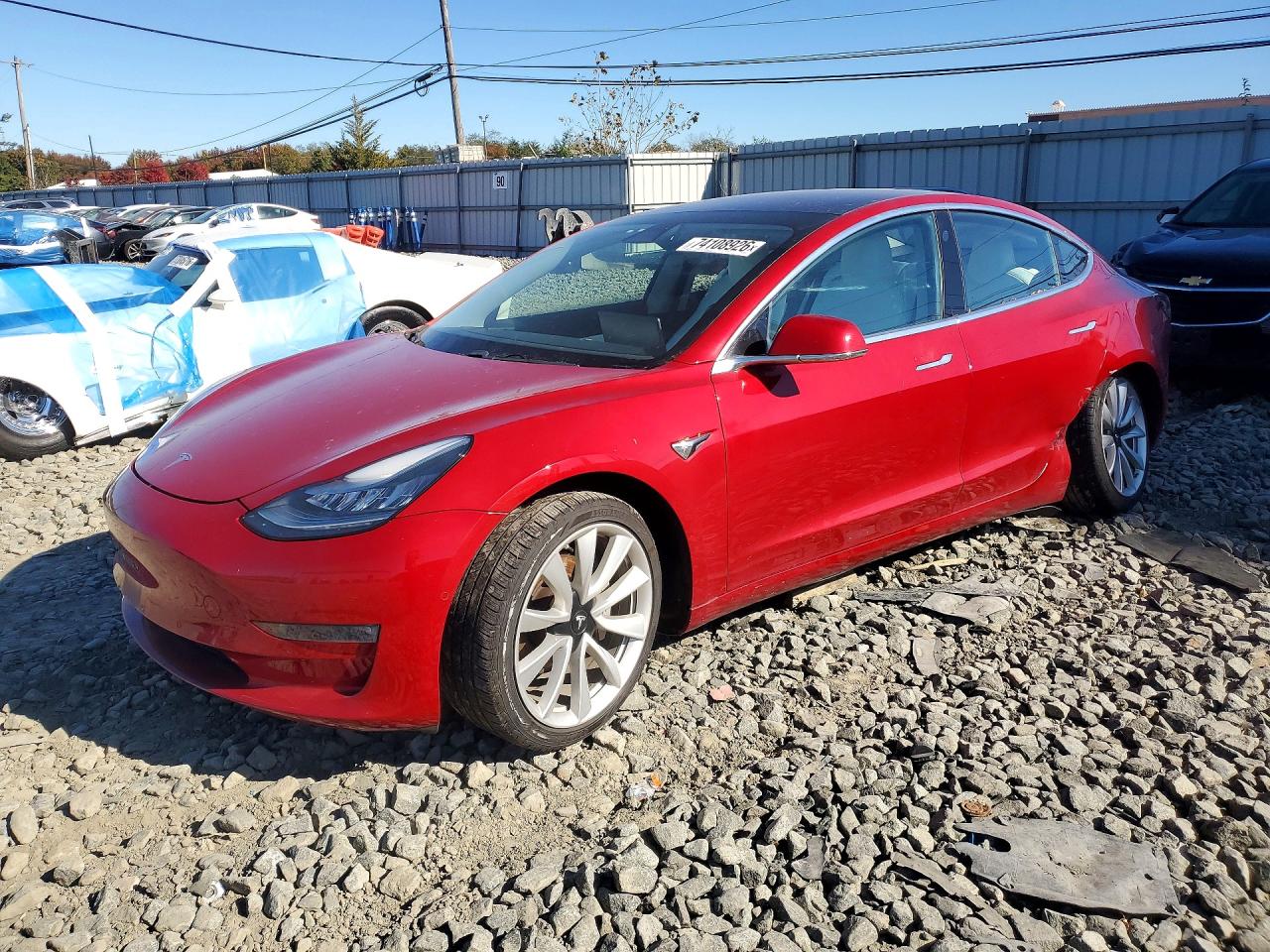 2018 TESLA MODEL 3 — Front 3/4