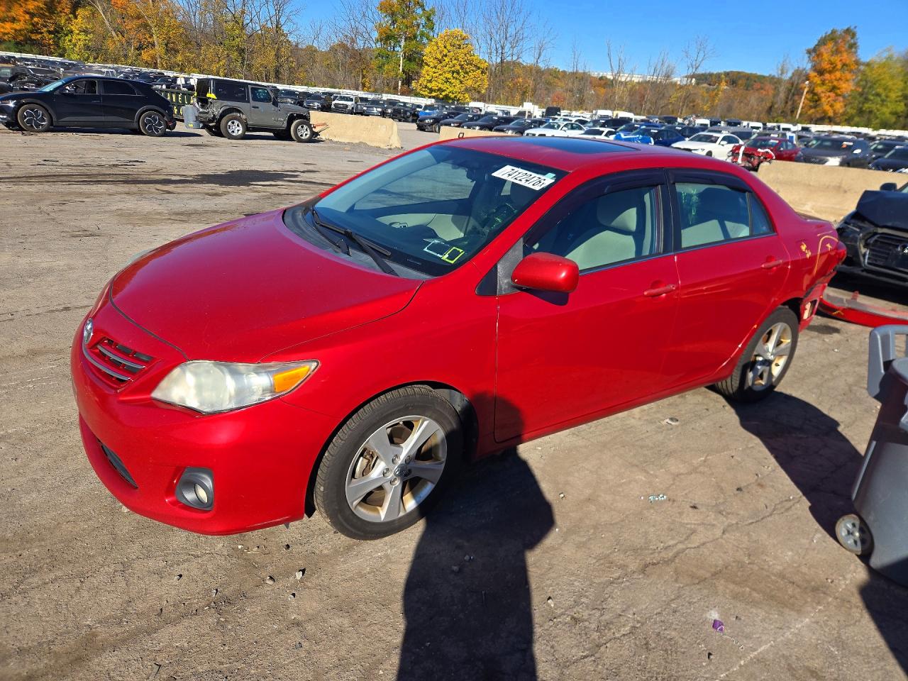 2013 TOYOTA COROLLA — Front 3/4