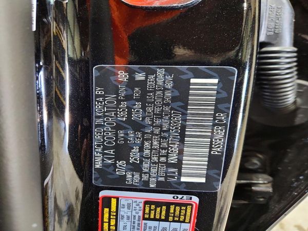 2027 KIA K5 GTL — VINS
