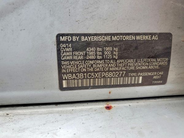 2014 BMW 320 SA