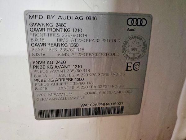 2017 AUDI Q5 quattro Premium