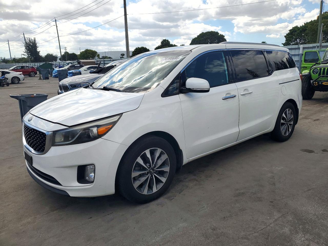2015 KIA SEDONA GLS - Middle level — Front 3/4