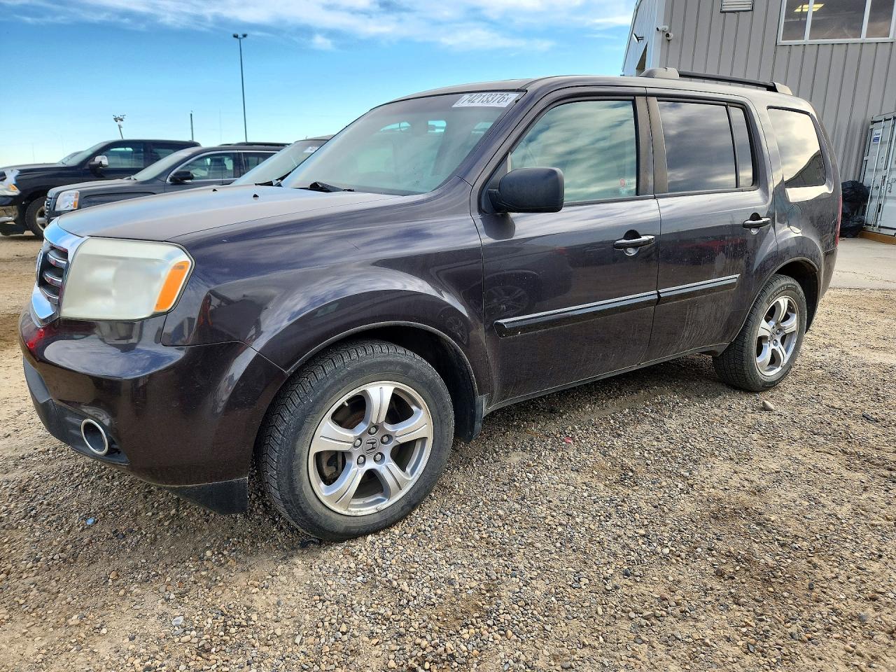 2012 HONDA PILOT EX-L with RES — Front 3/4